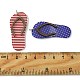 Шлепанцы из прозрачного акрила с подвесками из тополя FIND-G069-01-3