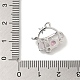 Латунные микро проложить кубического циркония подвески KK-K371-01P-3