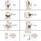 Наборы для изготовления сережек с подвесками своими руками DIY-OC0005-31-3