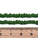 Нити из матовых непрозрачных стеклянных бусин GLAA-N017-4mm-17-2