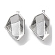 Сеттинги для кулона (стразов) из латуни  KK-C079-13P-1