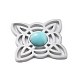 Синтетические бирюзовые подвески STAS-I327-14P-02-2