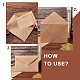 Позолота классические конверты из крафт-бумаги с наклейками DIY-CP0004-86A-3