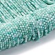 Природных амазонит бисер нитей G-RM2025-B03-3.5mm-2