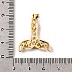 Латунные микро проложить кубического циркония подвески KK-I359-16G-03-3