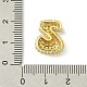 Подвески из латуни с покрытием из прозрачного кубического циркония KK-S378-01G-Z-3