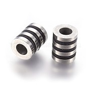 Европейские бусины из нержавеющей стали 304 STAS-E454-45AS