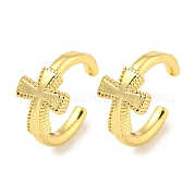 Серьги-манжеты из латуни EJEW-C104-136G