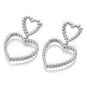 Серьги-гвоздики из латуни KK-N232-105P-NF
