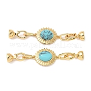 Застежки-бабочки из латуни KK-U059-40G-01