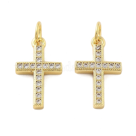 Латунные микро проложить кубического циркония подвески KK-C092-21B-G-1