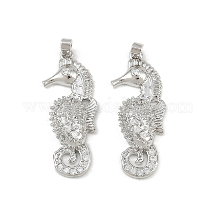 Латунные микро проложить кубического циркония подвески KK-F908-24P-1
