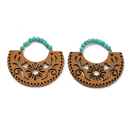 Подвески из дерева тополя FIND-G073-06-1