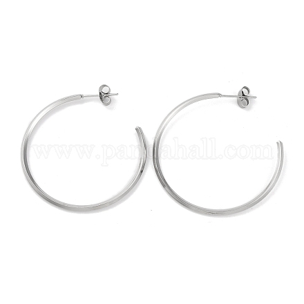 Серьги-гвоздики из нержавеющей стали 304 EJEW-K295-01A-P-1