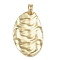 Alloy Big Pendants, Cadmium Free & Lead Free, Oval, 68x42x2.5mm, Hole: 10x6mm