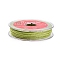 2-Ply Round Waxed Cotton Thread Cords, Import From Japan, Green Yellow, 0.5mm, about 21.87 Yards(20m)/Roll