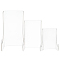 3Pcs 3 Style Custom Acrylic Display Holder, White, 1pc/style