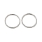 Non-Tarnish 304 Stainless Steel Finger Ring, Stainless Steel Color, 1.2mm, US Size 7(17.3mm)