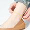 Stainless Steel Charm Anklets for Women, Real 18K Gold Plated, Heart, 8.27 inch(21cm)