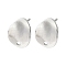 304 Stainless Steel Stud Earring Findings, Teardrop, Stainless Steel Color, 11x8.5mm, Hole: 1.2mm, Pin: 0.7x10.5mm