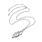 304 Stainless Steel Crystal Stone Cage Pendant Necklaces, 304 Stainless Steel Cable Chain Necklaces, Stainless Steel Color, 25.39 inch(64.5cm)