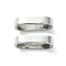 Non-Tarnish 201 Stainless Steel Slide Charms/Slider Beads, For Leather Cord Bracelets Making, Oval, Stainless Steel Color, 2.9x14.7x8.5mm, Hole: 12.3x6.2mm