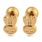 304 Stainless Steel Cartilage Earrings, Golden, Rabbit, 6x4mm