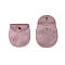 Velvet Jewelry Bag, for Bracelet, Necklace, Earrings Storage, Oval, Pink, 8.5x8cm