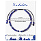 Natural Amethyst Braided Bead Bracelets, Adjustable Cord Bracelets for Women, 6-3/4~9-1/8 inch(17~23cm)