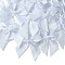 Polyester Satin Ornament Accessories, Bowknot, White, 85x85mm