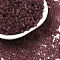 8/0 Frosted Round Glass Seed Beads, Rosy Brown, Size: about 3mm in diameter, hole:1mm, about 1101pcs/50g