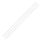 Steel Beading Needles with Hook for Bead Spinner, Curved Needles for Beading Jewelry, Stainless Steel Color, 25x0.04cm