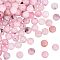 3 Strands Natural Cherry Blossom Jasper Beads Strands, Dyed, Round, 6~6.5mm, Hole: 1mm, about 63pcs/strand, 15.5 inch