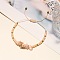 Synthetic Sunstone Adjustable Bracelets, Chip
