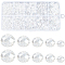 Electroplate Glass Beads Strands, Faceted, Rondelle, Clear AB, 3~10x2~8mm, Hole: 0.4~1mm, 780pcs/box