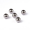 Tarnish Resistant 202 Stainless Steel Beads, Round, Stainless Steel Color, 8x6.5mm, Hole: 3.5mm