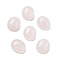Natural Rose Quartz Cabochons, Oval, 12x10x4.5mm