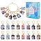 SUNNYCLUE 16Pcs 8 Styles Cat Crochet Markers Cute Stitch Markers Enamel Colorful Kitty Alloy Pet Removable Metal Leverback Clasps Locking Knitting Marker for Crocheting Weaving Sewing Handmade Jewelry