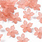 Frosted Acrylic Bead Caps, 20x21.5x4.5mm, Hole: 1.6mm, about 1630pcs/500g