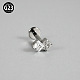 Серьги g23 из титана с микропаве из кубического циркония для хряща WG0CACB-07-1