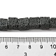 Нити окрашенных и натуральных бусин из лавового камня G-L435-01-8mm-23-4
