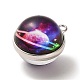 Подвески из светящегося стеклянного шара на тему галактики GLAA-D021-01P-09-2