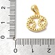 925 подвеска из стерлингового серебра с микропаве из прозрачных кубических цирконий STER-Z012-06G-10-3
