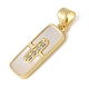 Латунные микро проложить кубического циркония подвески KK-K298-24B-G-2