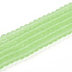 Прозрачные стеклянные бусины GLAA-T032-T4mm-MD17-1