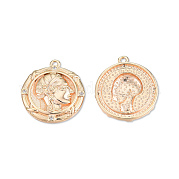 Подвески из латуни с прозрачным фианитом KK-N232-488
