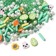 Кабошоны из полимерной глины ручной работы и пластиковые бусины для изготовления фурнитуры для бижутерии своими руками CLAY-B007-04B