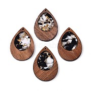 Кулон из дерева и смолы WOOD-H104-23-04