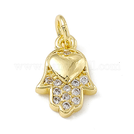 Латунные микро проложить кубического циркония подвески ZIRC-F132-87G-1