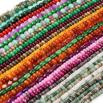 Природные и синтетические шарики Gemstone нити G-F513-02A-03-1
